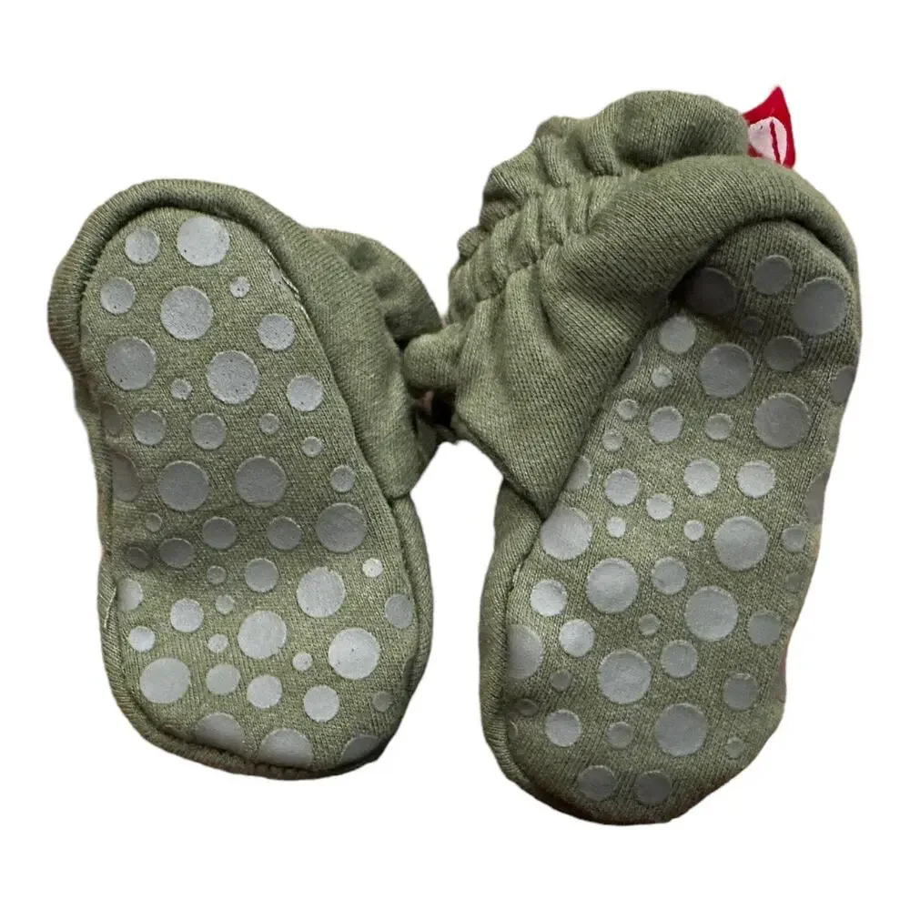 2 Pairs of NWOT Zutano 3 month booties - fleece and cotton